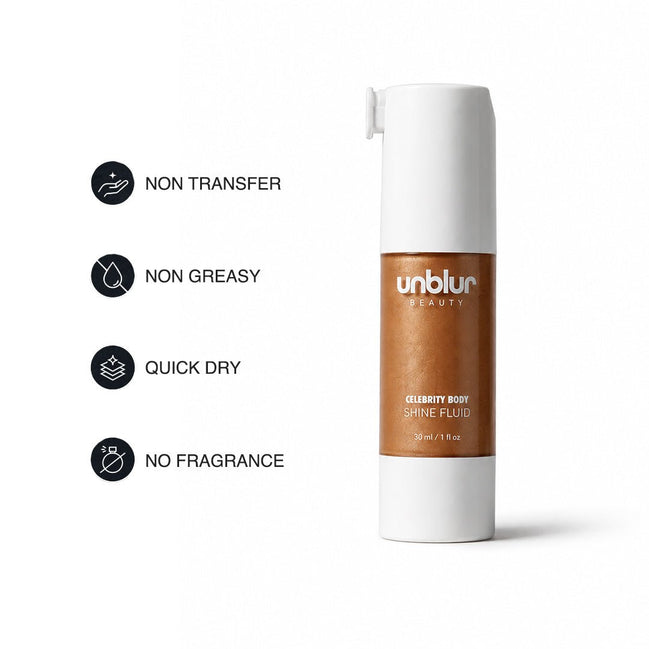 Celebrity Body Shine Fluid - Unblurbeauty