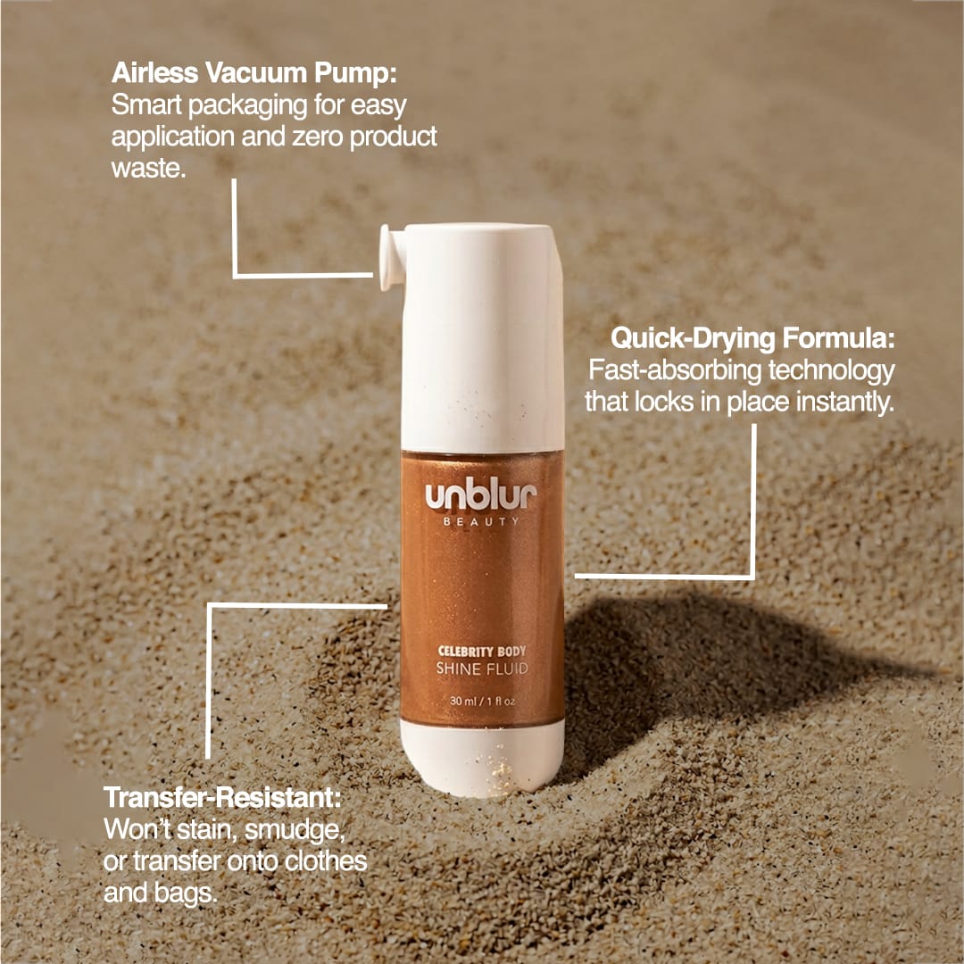 Celebrity Body Shine Fluid - Unblur Beauty