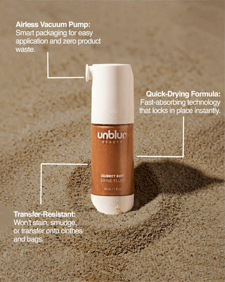 Celebrity Body Shine Fluid - Unblurbeauty