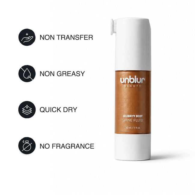 Celebrity Body Shine Fluid - Unblur Beauty