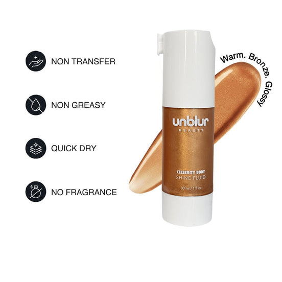 Celebrity Body Shine Fluid - Honey Drip - Unblurbeauty