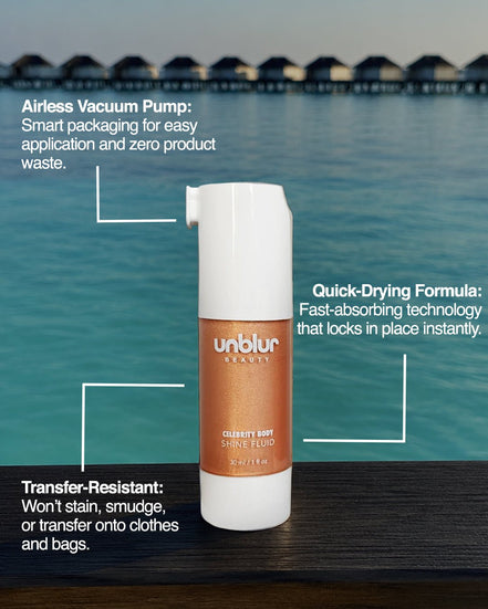 Celebrity Body Shine Fluid - Nude Drip - Unblurbeauty